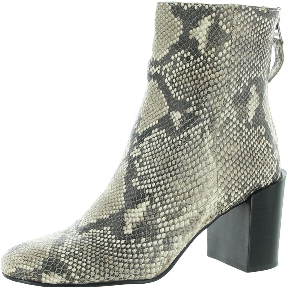Dolce Vita Cyan Snakeskin Boots Booties. Worn once. Excellent condition.